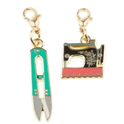 Sew Cute Mini Zipper Pulls - Snip & Sewing Machine