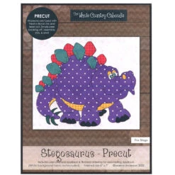 Stegosaurus Precut Fused Applique Pack