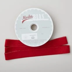 Thatched Bias Binding 20 Yard Spool - Scarlet