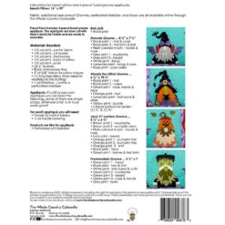 Spooky Time Gnomes Bench Pillow Precut Pack -Clover Outlet Store 12f49661 e69a 3e1e bd3b e3888e629880