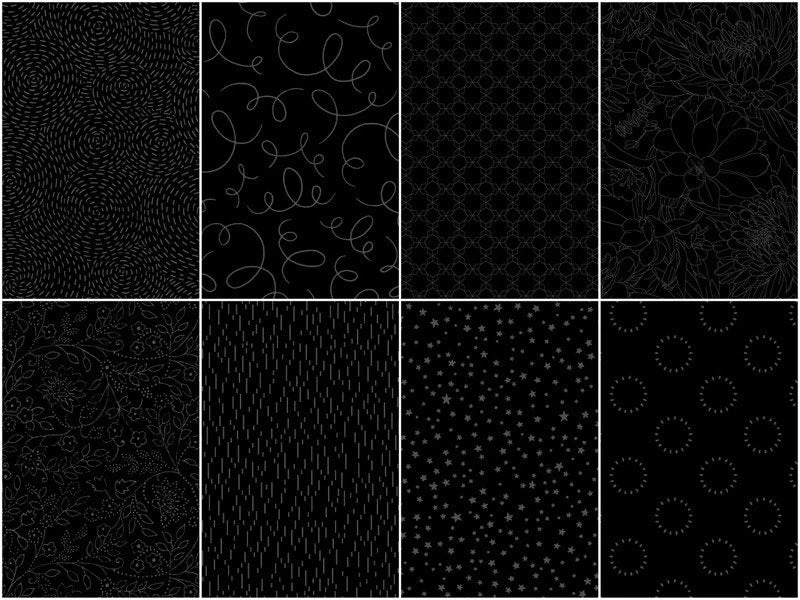 Solitaire Black Fat Quarter Bundle 3 Solitaire Black Fat Quarter Bundle - Image 3