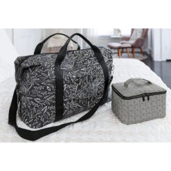 Hamilton Travel Duffle Kit - Black Faux Leather