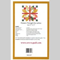 Flowers Through The Lattice Quilt Kit -Clover Outlet Store 1522be49 ecaf 3e9f 92a8 f10ead5a46b3