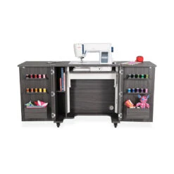 Bandicoot II Sewing Cabinet - Gray -Clover Outlet Store 1532ad07 3ca8 3617 bc49 fa37861c61de