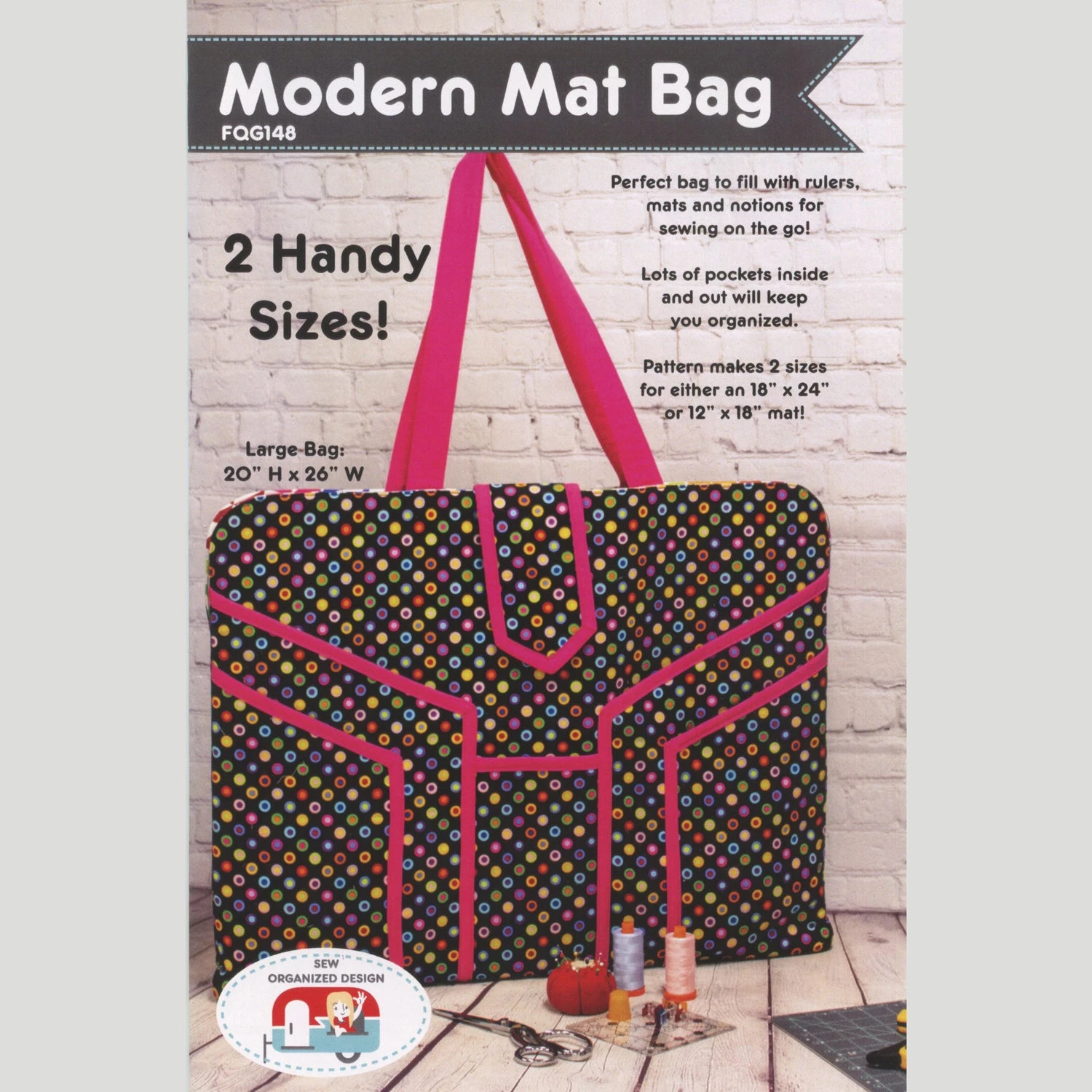 Modern Mat Bag Pattern 1 Modern Mat Bag Pattern