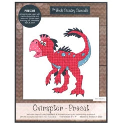 Oviraptor Precut Fused Applique Pack