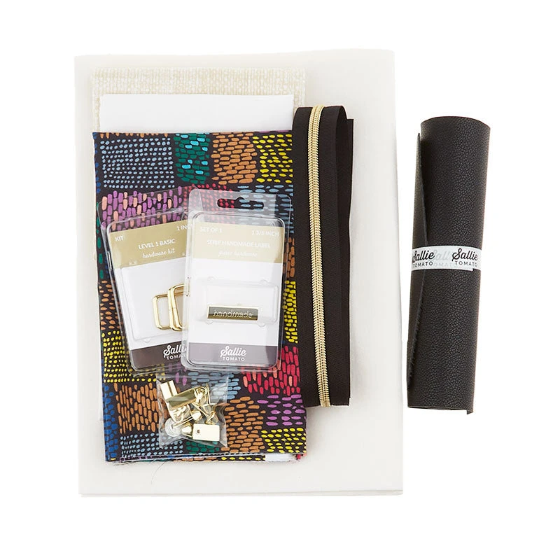 Emma Bag Kit - Black Pebble Faux Leather 2 Emma Bag Kit - Black Pebble Faux Leather - Image 2