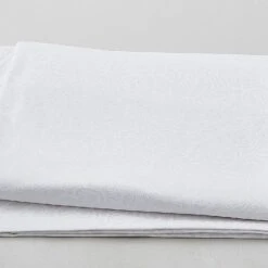 Infinity - Flowing Ribbon With Dots Pigment White On White 108" Wide 3 Yard Cut