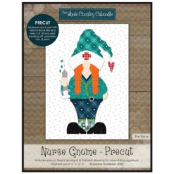 Nurse Gnome Precut Fused Applique Pack