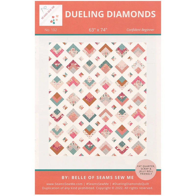 Dueling Diamonds Quilt Pattern 1 Dueling Diamonds Quilt Pattern