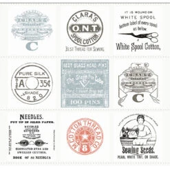 She Who Sews - Sewing Notions Cream Panel