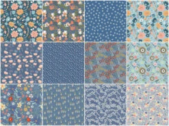 Handpicked Produce - Fanciful Florals Blueberry Burst 10" Stackers 24 Pcs. -Clover Outlet Store 4b11d693 c769 3510 96eb 93e058f66991