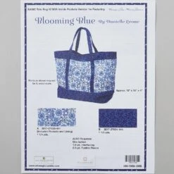 Blooming Blue Tote Bag Kit -Clover Outlet Store 4fc1f54d 48be 3ac4 9005 1e3115da774a