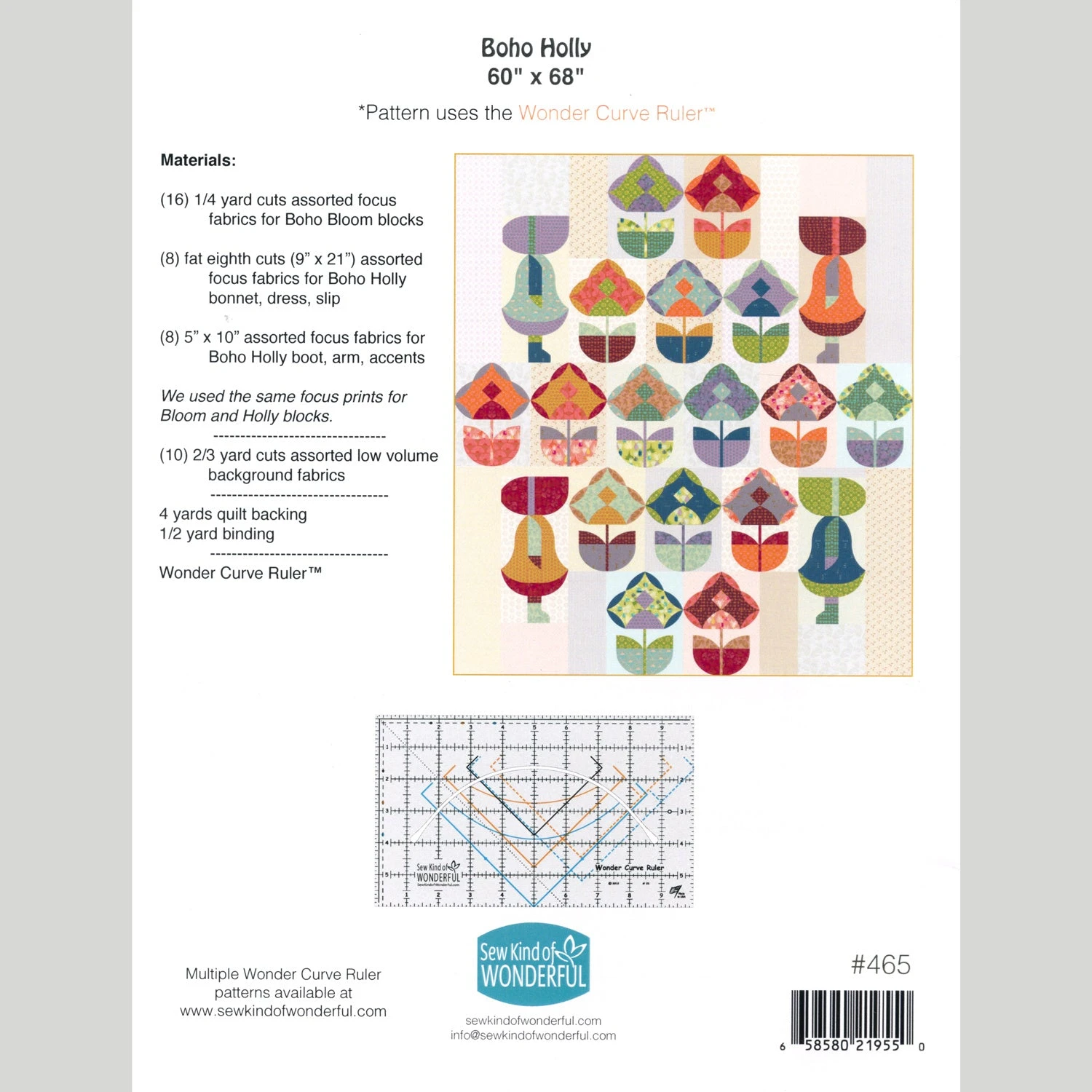 Boho Holly Quilt Pattern 2 Boho Holly Quilt Pattern - Image 2