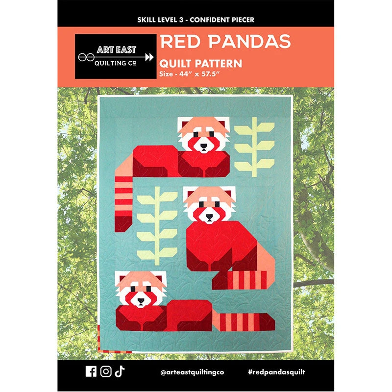 Red Pandas Quilt Pattern 1 Red Pandas Quilt Pattern