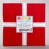 Kona Cotton Red Ten Squares