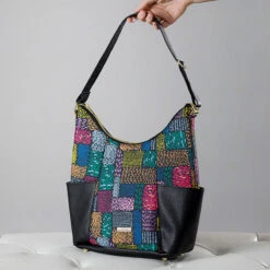 Emma Bag Kit - Black Pebble Faux Leather