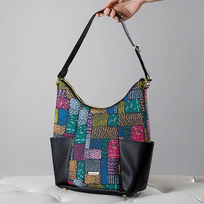 Emma Bag Kit - Black Pebble Faux Leather 1 Emma Bag Kit - Black Pebble Faux Leather