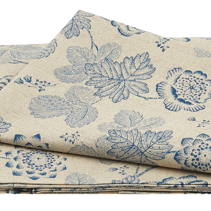 Willow - Stippled Floral Linen 2 Yard Cut 1 Willow - Stippled Floral Linen 2 Yard Cut