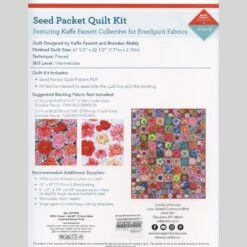 Kaffe Fassett Seed Packet Quilt Kit -Clover Outlet Store 6043095f 82e7 3b13 9a37 2014da228871