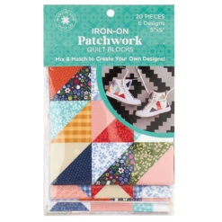 Missouri Star Iron-on Patchwork Quilt Blocks - 5" X 5" Cottagecore 20pk -Clover Outlet Store 635fe59b d4aa 3721 8267 fa44af6337c8