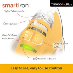 Oliso® TG1600Pro+ Smart Iron® - Yellow -Clover Outlet Store 63b4b865 d5a1 321e 830b 806c9296f521
