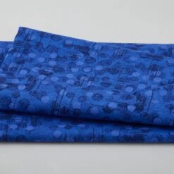 Jot Dot - Dot Texture Dark Blue 108" Wide 3 Yard Cut
