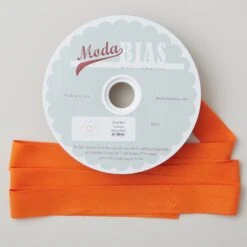 Bella Solid Bias Binding 20 Yard Spool - Orange