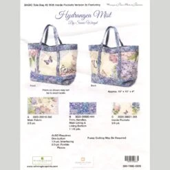 Hydrangea Mist Tote Kit -Clover Outlet Store 7fd9be2c eac4 3b39 9619 693c96c88062
