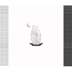 Capsule Pine Lullaby - Bear Hug White Black Panel