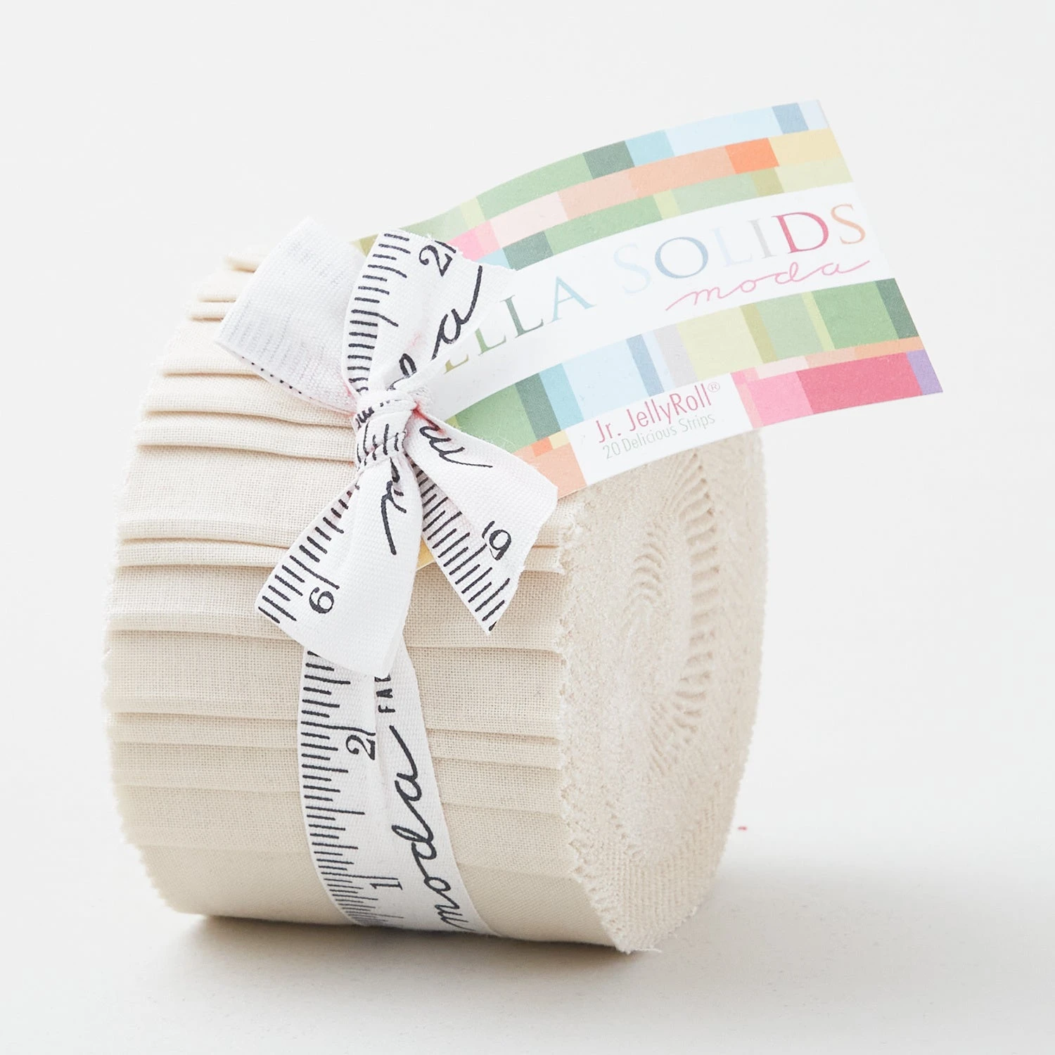 Bella Solids Natural Junior Jelly Roll 1 Bella Solids Natural Junior Jelly Roll