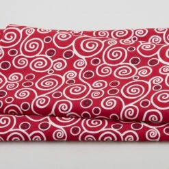 Sweet Liberty - Swirls Red 2 Yard Cut