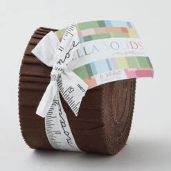 Bella Solids Moda U Brown Junior Jelly Roll