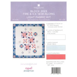 Missouri Star BLOCK 2023 Fire & Ice Sew-Along Light Fabric Kit -Clover Outlet Store a7404498 54bf 3eb5 a4e8 0876784c59fd