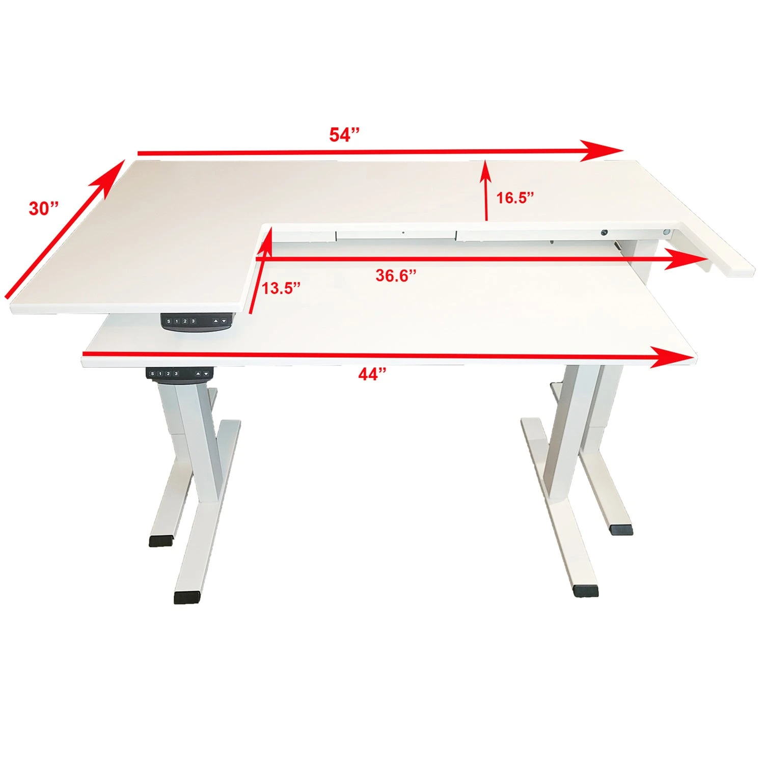 Classi Creations Dual Tier Adjustable Quilting And Sewing Table 2 Classi Creations Dual Tier Adjustable Quilting And Sewing Table - Image 2
