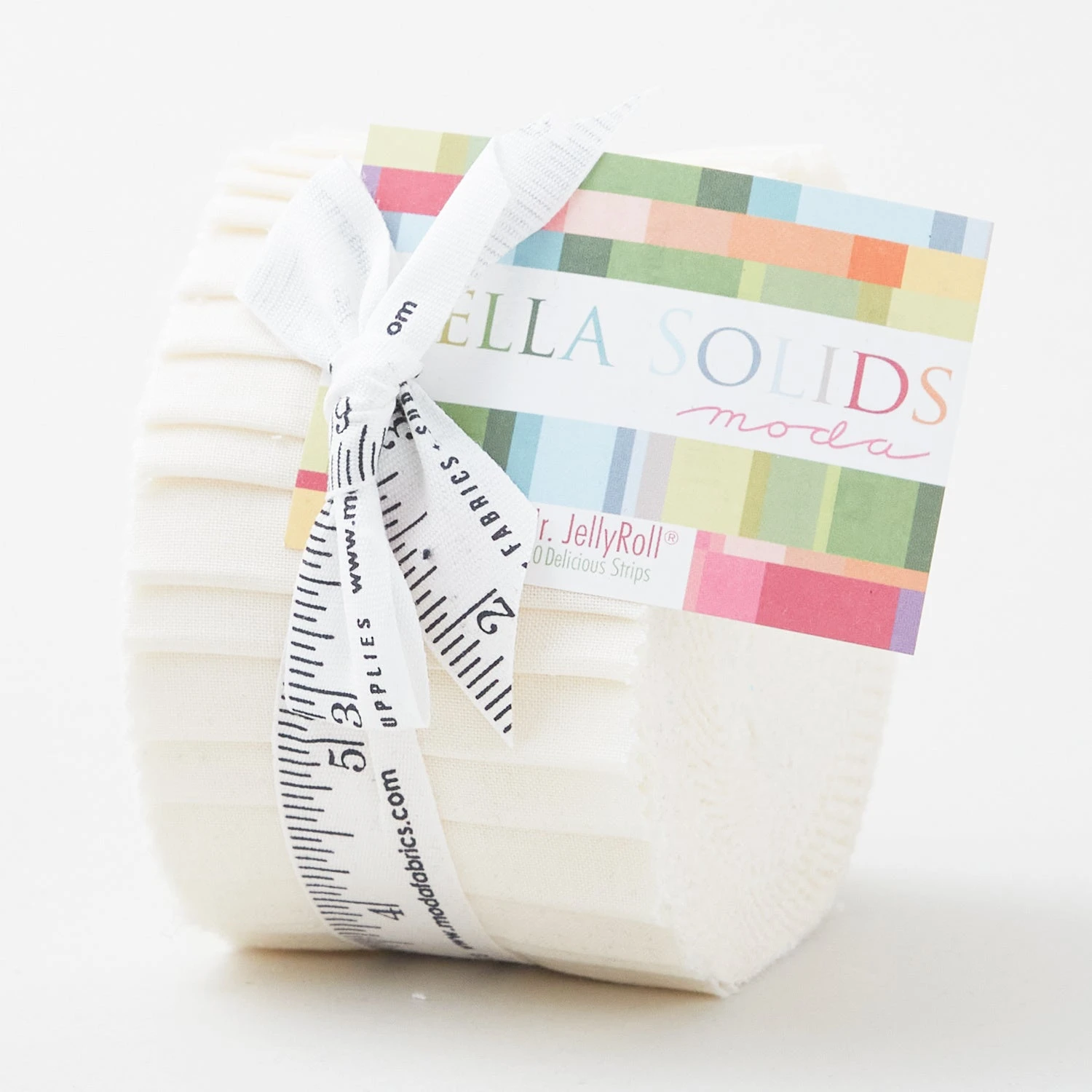 Bella Solids Ivory Junior Jelly Roll 1 Bella Solids Ivory Junior Jelly Roll