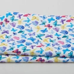 Butterflies White 2 Yard Cut