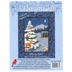 A Midnight Clear Kit -Clover Outlet Store a midnight clear kit ssq114k sweet season quilts sue pritt 379458