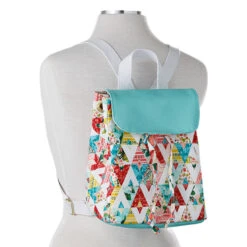 Joanna Backpack Kit - Robin Egg Pebble Faux Leather