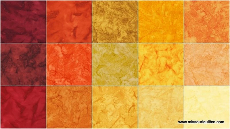 Artisan Batiks Solids - Prisma Dyes Lava Flow Ten Square - Image 3