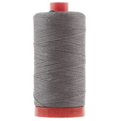AURIfil 12 WT Cotton Large Spool Thread Dark Grey