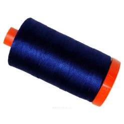 Aurifil 50 WT Cotton Mako Large Spool Thread Dark Navy