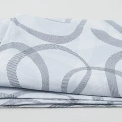 Transparancies - Overlapping Circles Grey 108" Wide 3 Yard Cut