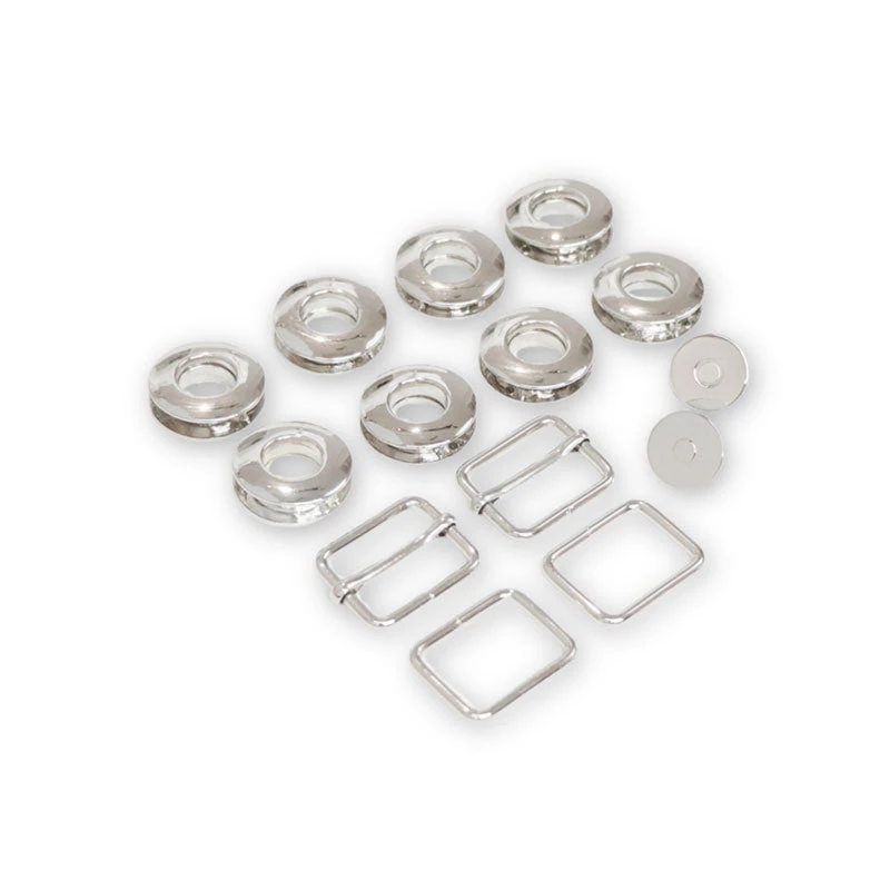 Sallie Tomato Joanna Backpack Hardware Kit - Nickel 1 Sallie Tomato Joanna Backpack Hardware Kit - Nickel