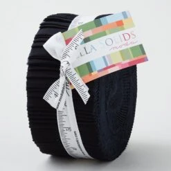 Bella Solids Black Jelly Roll