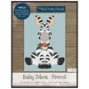 Baby Zebra Precut Fused Appliqué Pack