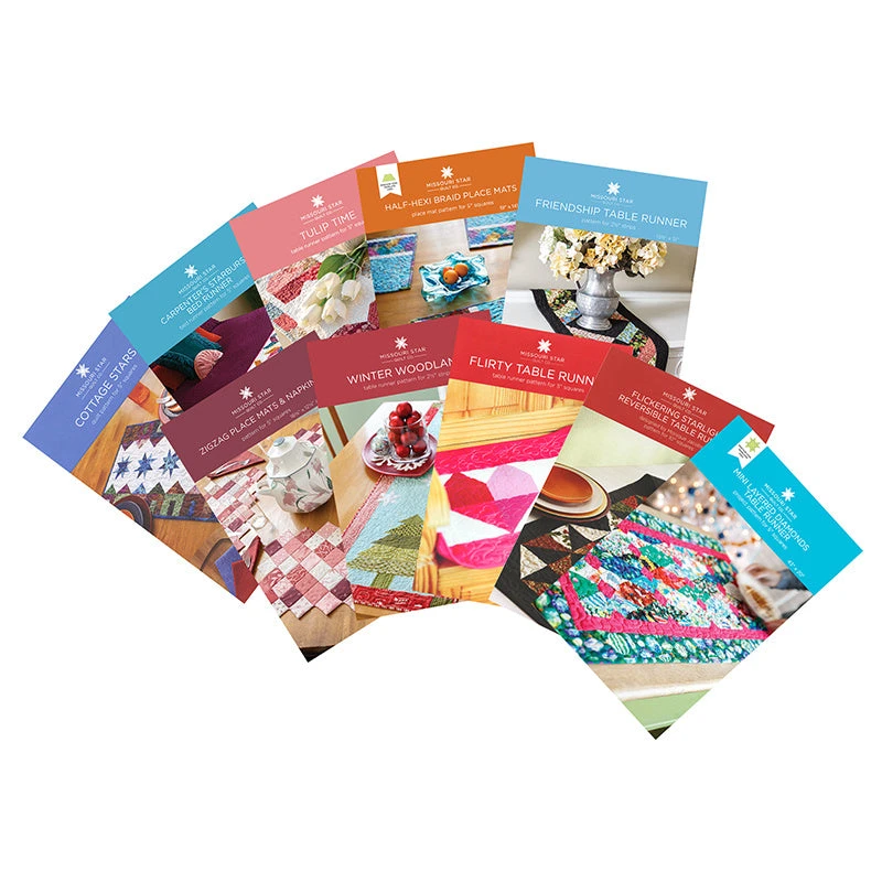 Missouri Star Favorite Tabletop Patterns Bundle 1 Missouri Star Favorite Tabletop Patterns Bundle