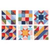 Missouri Star Iron-on Patchwork Quilt Blocks - 5" X 5" Cottagecore 20pk