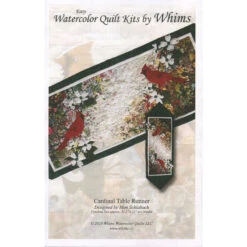 Cardinal Table Runner Watercolor Kit -Clover Outlet Store cardinal table runner watercolor kit cardinaltablerunner whims watercolor quilt kits mim schlabach 391fb4 dbbb3878 2aab 4e5a 9d1f d6db5c293ff3