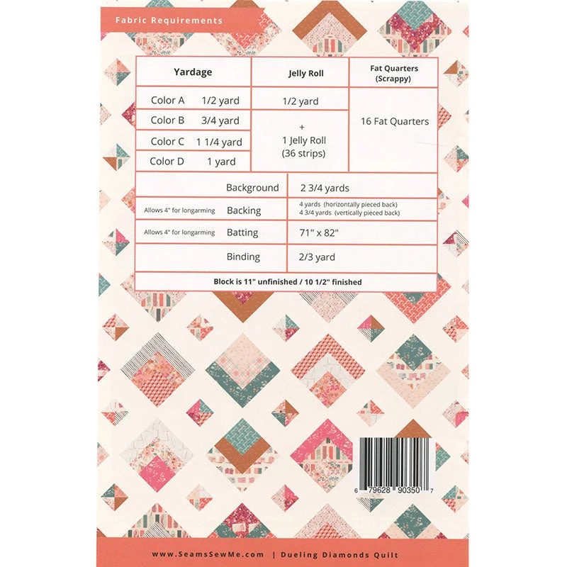 Dueling Diamonds Quilt Pattern 2 Dueling Diamonds Quilt Pattern - Image 2